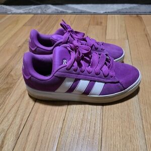 Womens Adidas Grand Court Alpha 00s Comfy Casual Purple Shoe / JH7231 / Size 10